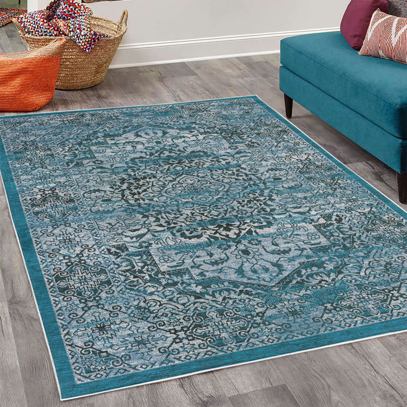 Tapis décoratif Victorian, Rectangle 4 pi x 5 pi 7 po