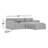Morell 3-Piece 93'' Upholstered Modular Sofa with Ottoman-114773227