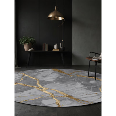 Tapis gris lavable à la machine