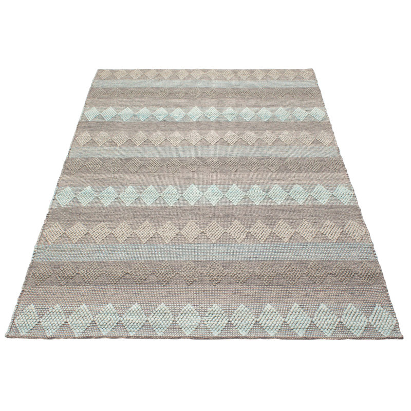 Tapis unique en laine nouvel âge 6 pi 2 po x 9 pi 5 po Delba