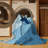 Machine Washable Auburndale Whistle Referee Minimalist Rug in Blue – SkyBlue Binding-1156630212