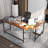 L-Shaped Metal Base Computer Desk-716338879