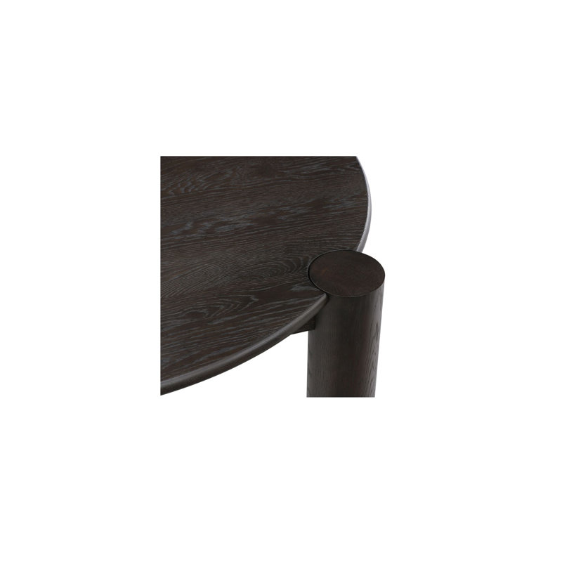 Jack Coffee Table Brushed Natural Oak, Dark Brown