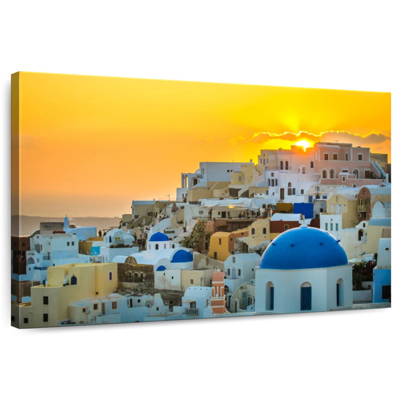 Ravi Oia Sunset Glow, 34" H x 51" W