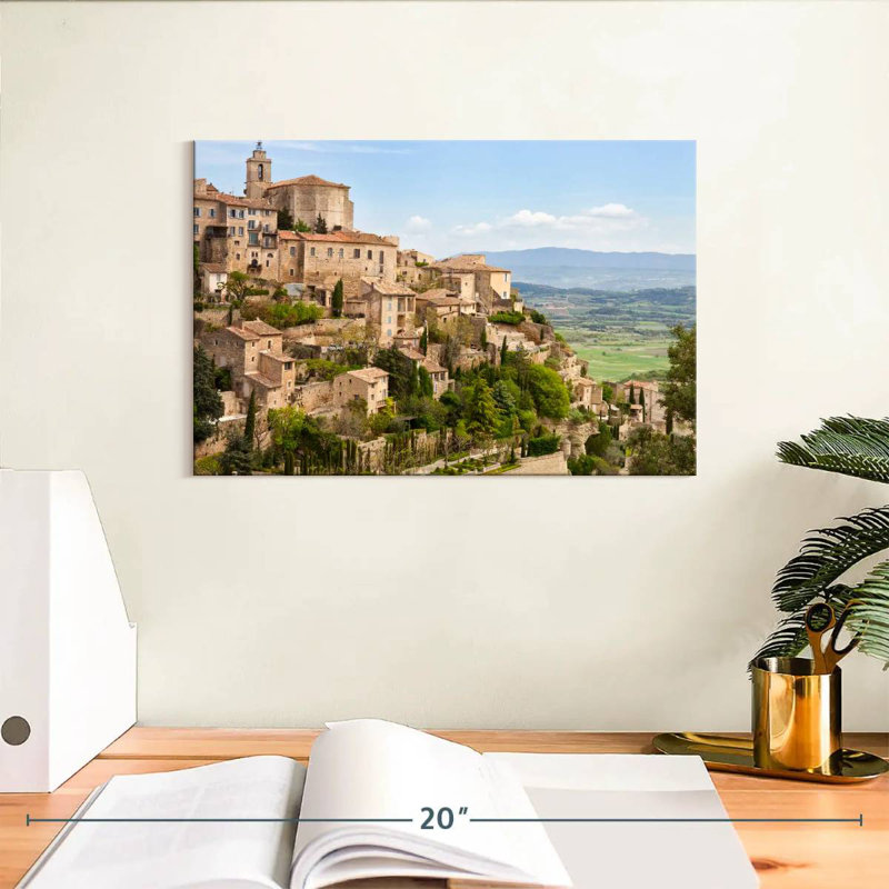 Gordes en France, H 8 po x l 12 po