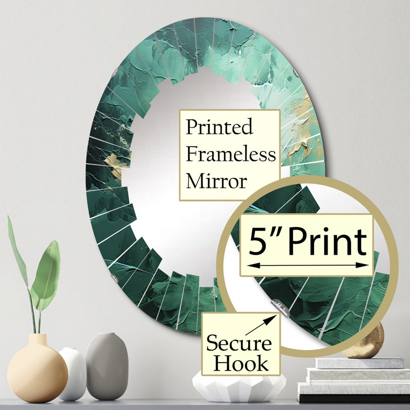 Miroir mural Harryette, 30 po x 20 po