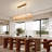 Ansley Modern 54" 10-Lights Drum Alabaster Rectangle Kitchen Island Chandelier