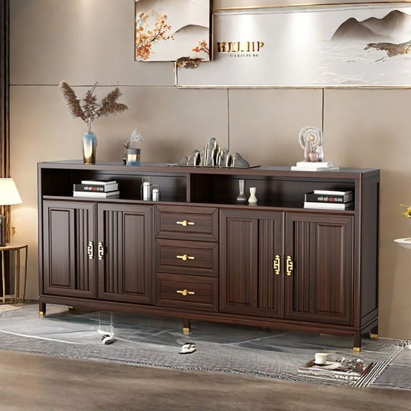 Nouveau buffet en bois massif de style chinois