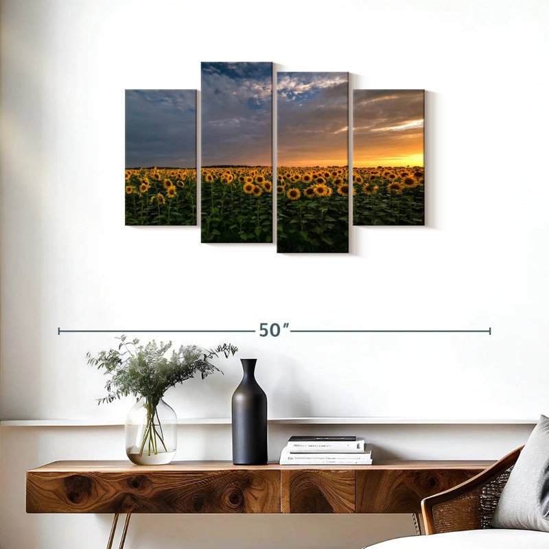 Alvord Mittenwalde Sunflower Field, 22" H x 36" W