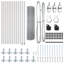 Welded Wire Fence With 7 Flanged Posts Steel-505415753-505415800