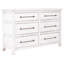 Commode 6 tiroirs White Roots