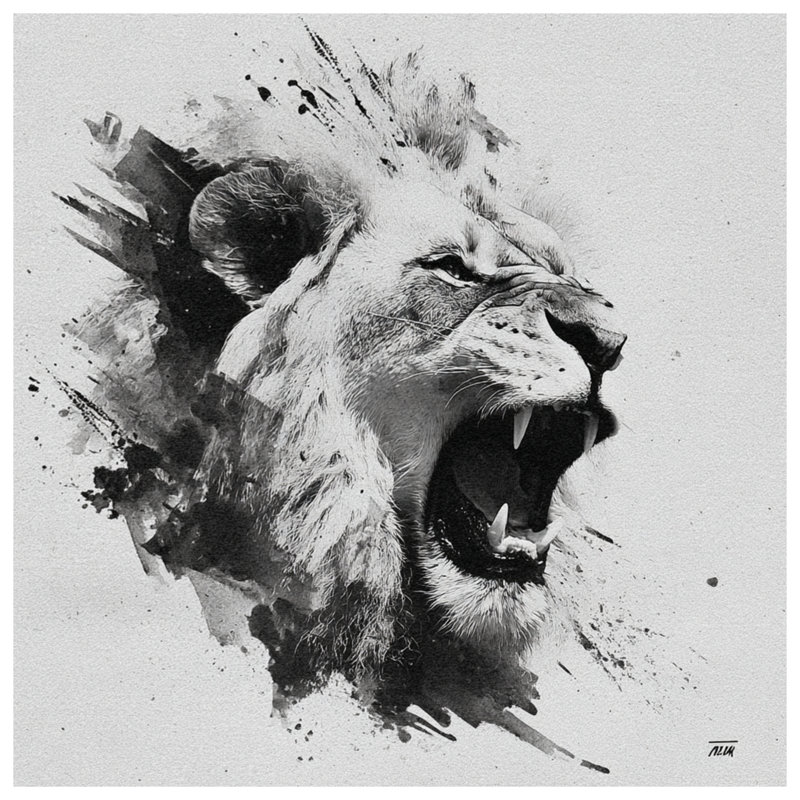 Couvertures Roaring Lion Art, L 50 po x H 60 po