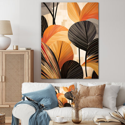 " Funky Foliage In Terracotta Tones I "