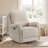270° Swivel Glider Velvet Power Recliner With Ambient Light And USB Charging-1005819947