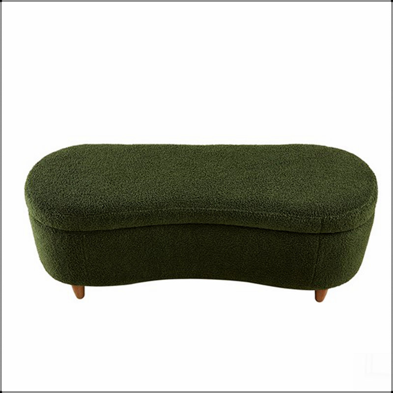 Banc de rangement Boucle à dessus rabattable, Vert