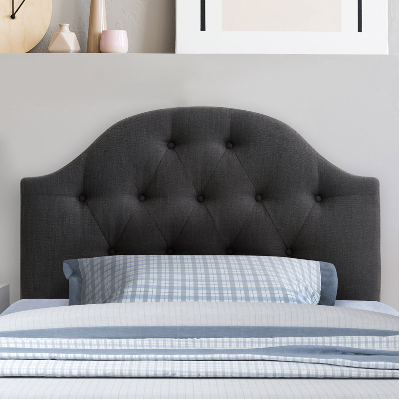 Upholstered Headboard, Dark Grey, Single/Twin