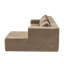 Coussin de chaise longue 3 places Lova - brun