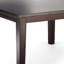 Acadian / Eastwood 5-Piece Dining Set with Solid Hardwood Table and 4 High-Back Upholstered Chairs-1950493552