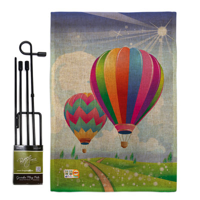 Ensemble de drapeaux 18,5 x 13 po Balloon Festival