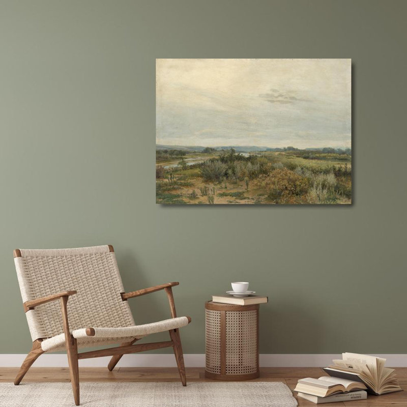 "Paysage slovaque oriental" par Ludovít Cordák - Toile tendue avec châssis, H 28 po x l 40 po