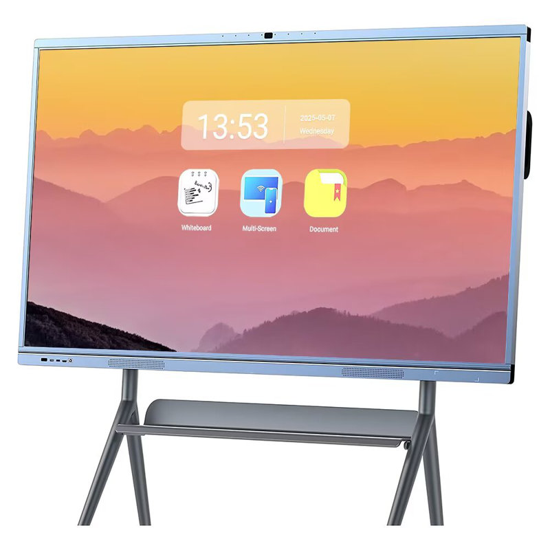 JYXCN Smart Board, tableau blanc interactif 4K 65 po à double OS avec calendrier électronique et partage d'écran sans fil SmartBoard pour la salle de classe, le bureau et la publicité