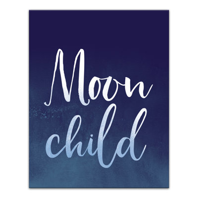 Art sur toile lune enfant Brady