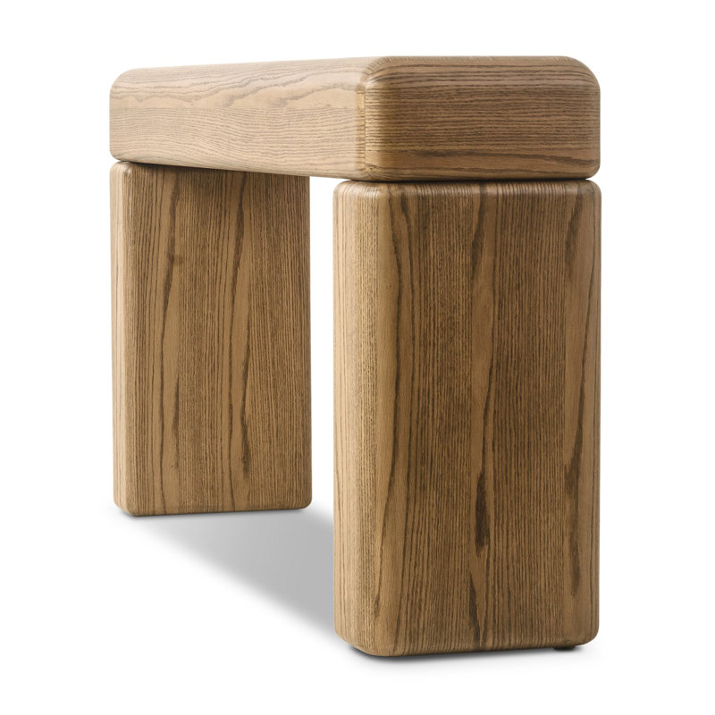 Malen Console Table- 60-Drifted Oak Veneer, 30" H x 60" W x 13" D
