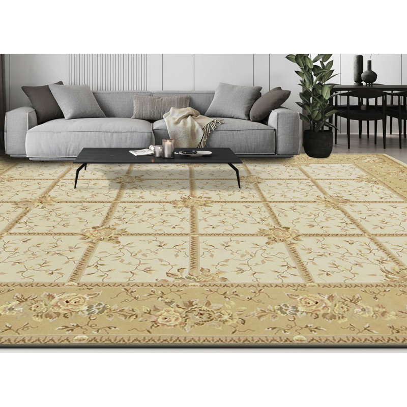 Hand Knotted Silk and Wool Indoor Rug