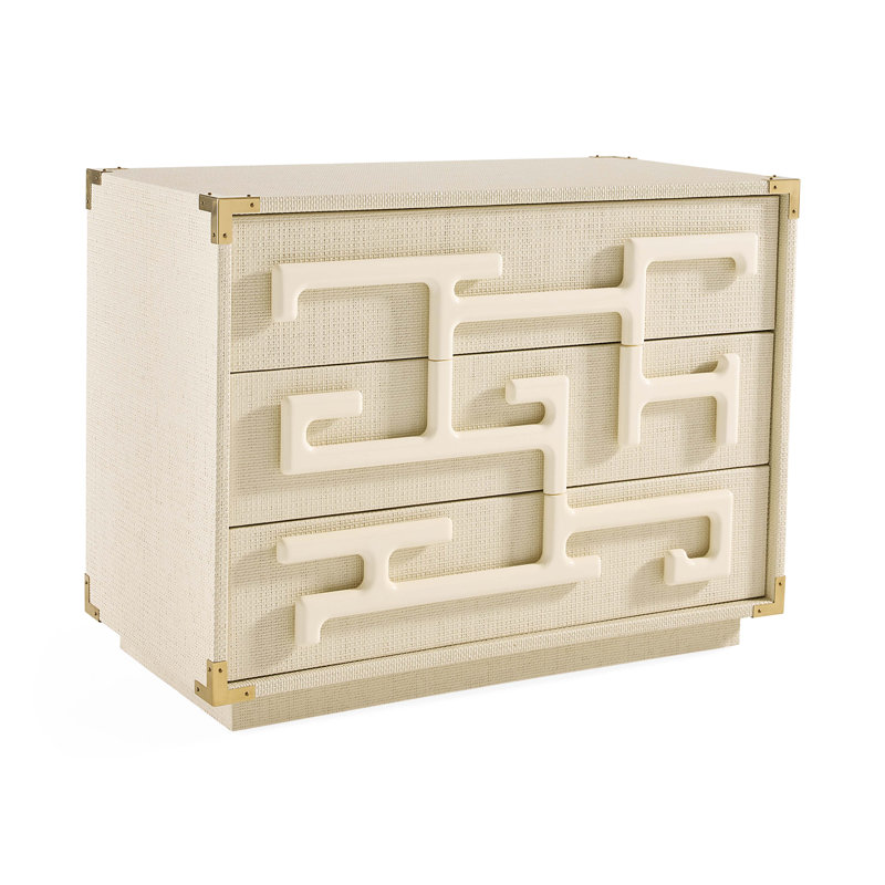 Commode à trois tiroirs Trousdale