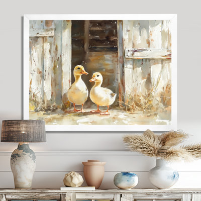 Dreion Ducks Portrait At The Farm I - Duck Wall Art