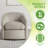 Sandiso Barrel Swivel Chair-1415143677