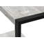 Table d'appoint, table d'appoint, table de bout, table de chevet, lampe, salon, métal stratifié, industriel-589033051
