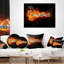 Guitare électrique - Coussin imprimé abstrait-30029040-30029044