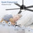 Beil Large Modern Ceiling Fan with Light Kit and Remote Control, 3 LED Colours, 6 Speed Noiseless DC Motor, 5 Plywood Blades, for Indoor/Covered Outdoor Use-1556980191-1556980188-1595520266