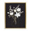Art mural sur toile flottante Classy White Flowers par Nan