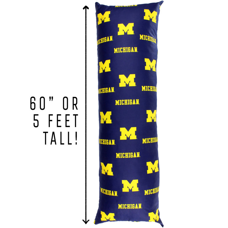 Reversible Throw Pillow, Michigan Wolverines