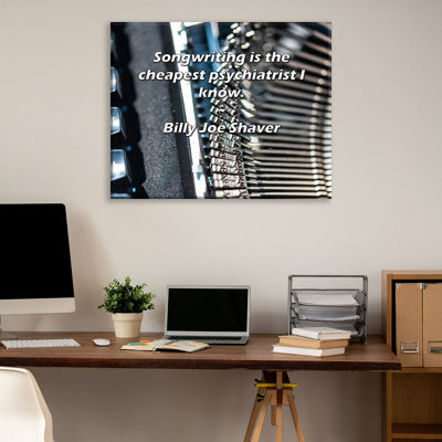 Astoria Grand Gallery Wrapped Canvas By Becket: "Sometimes the best way to love someone is just not k