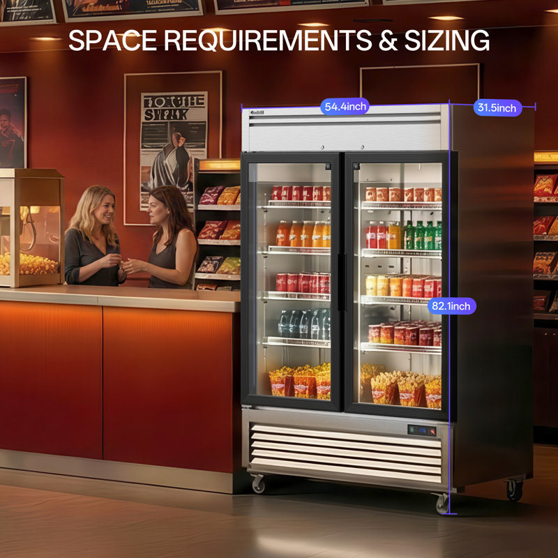 Refroidisseur à boissons 54 po 47,5 pi³