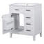 Meuble-lavabo 36 po avec lavabo, armoire de salle de bain verte avec tiroirs, structure solide et panneau de fibres à densité moyenne (ancien numéro de référence: JL000007AAG)-1201415158