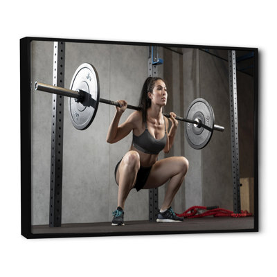 «Woman Bobystructioning Workout I» sur toile