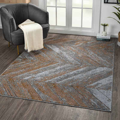 Tapis d'intérieur gris Forkland