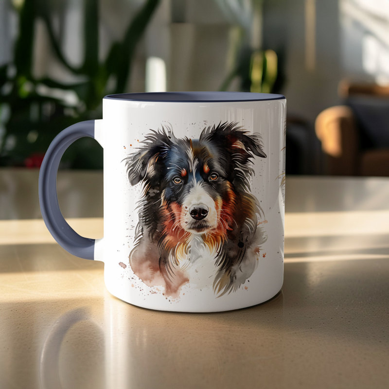 Ceramic Coffee Mug, Navy