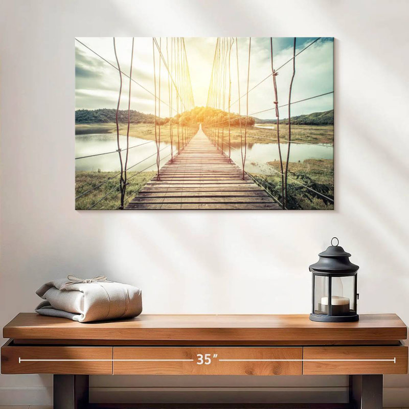 Lilie Rope Bridge, 16" H x 24" W