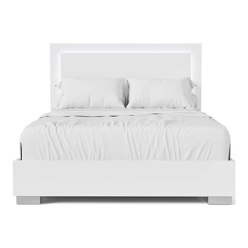 Duckworth Bed, White, Queen
