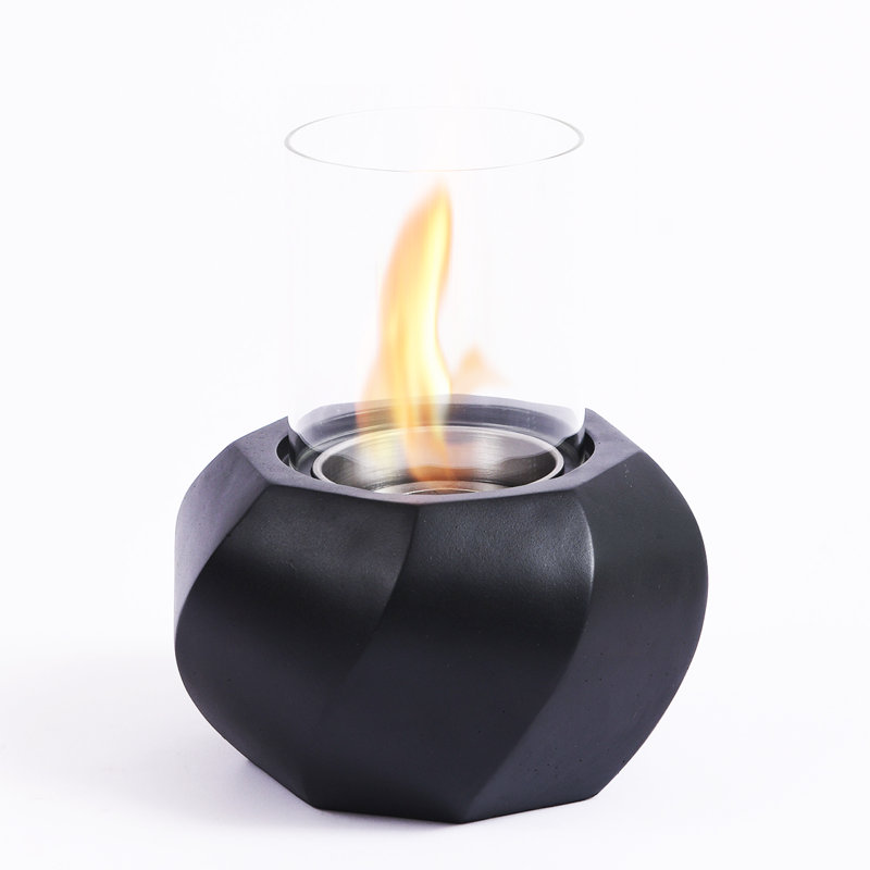 6“concrete Finish Bio Ethanol Tabletop Fire Pit
