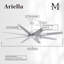 Ariella - Ventilateur de plafond à huit pales-1104360002-1104360003