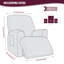 Housse de fauteuil inclinable avec poches 1-2-3-353110195
