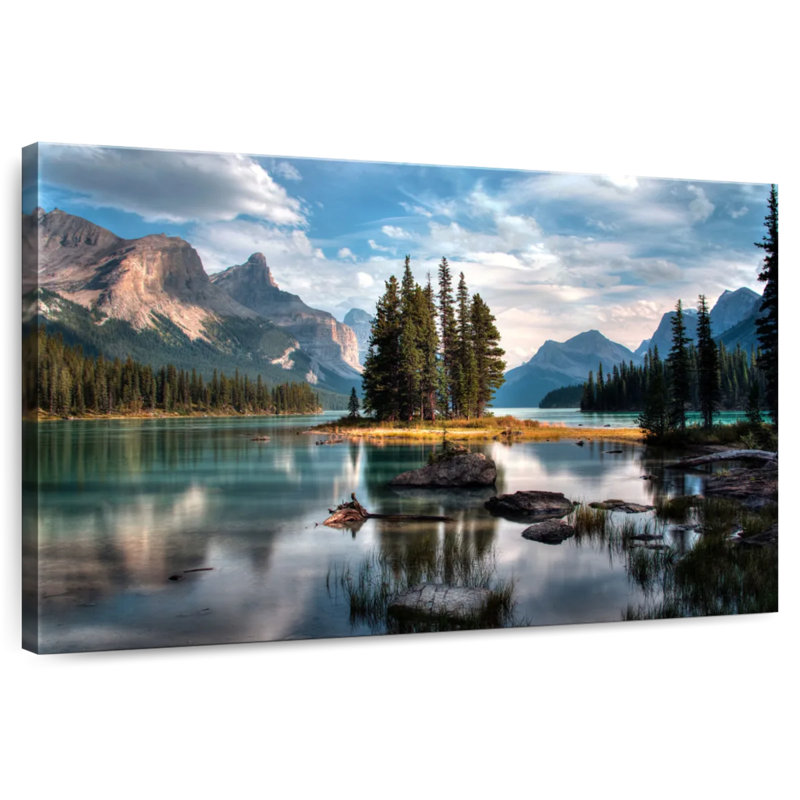 Alvord Mirrored Spirit Island, 32" H x 48" W