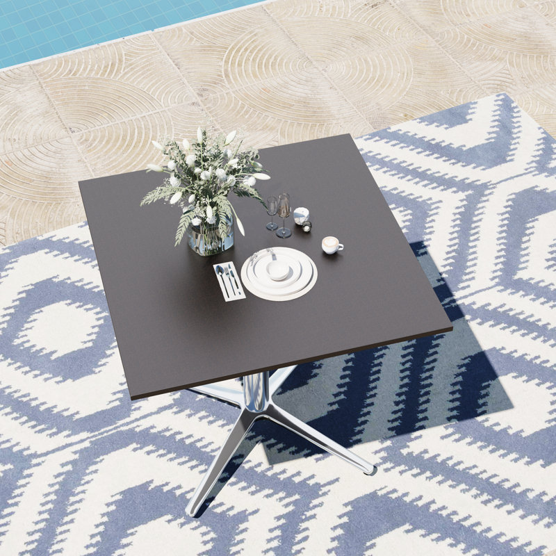 Square Outdoor Bistro Table , 79.91cm cm W 79.91cm cm D
