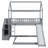 Twin Over Twin Bunk Bed with Two Drawers and Slide, House Bed with Slide-608482852